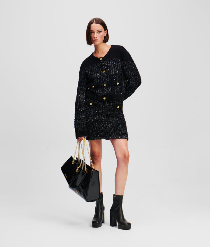 BOUCLE KNIT SKIRT