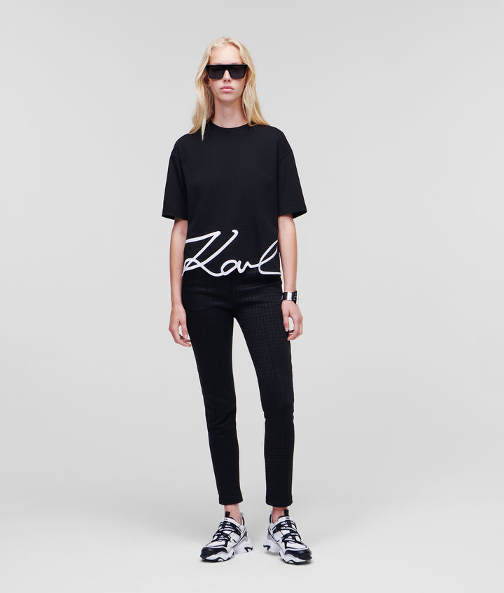 KARL SIGNATURE HEM T-SHIRT