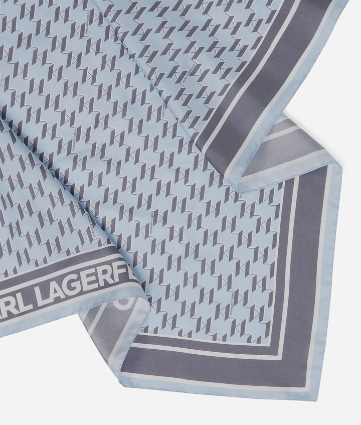 K/MONOGRAM SILK SCARF