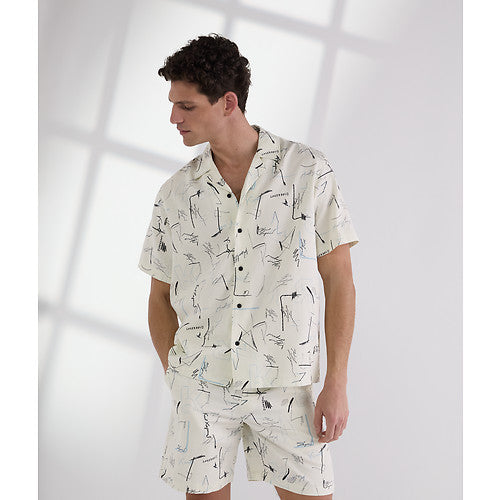 SSLV AOP BOWLING SHIRT