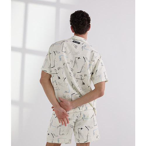SSLV AOP BOWLING SHIRT