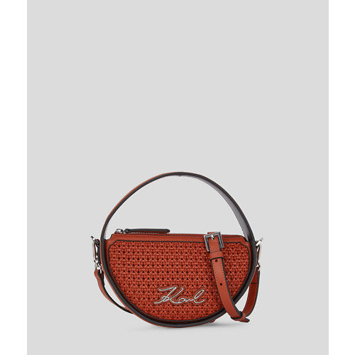 K/SIGNATURE SP ROUND WOVEN BAG