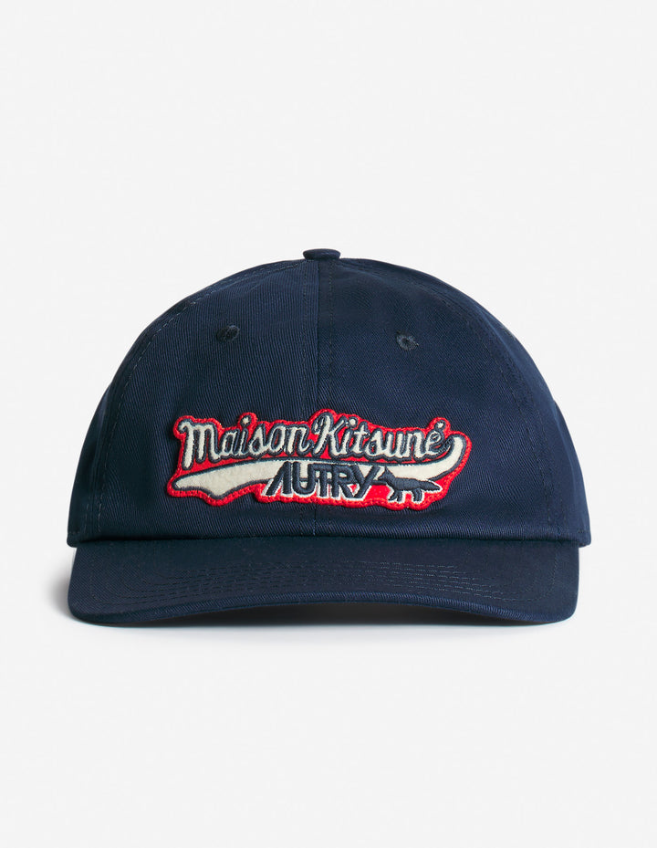 MAISON KITSUNÉ x AUTRY VARSITY CAP FRENCH NAVY