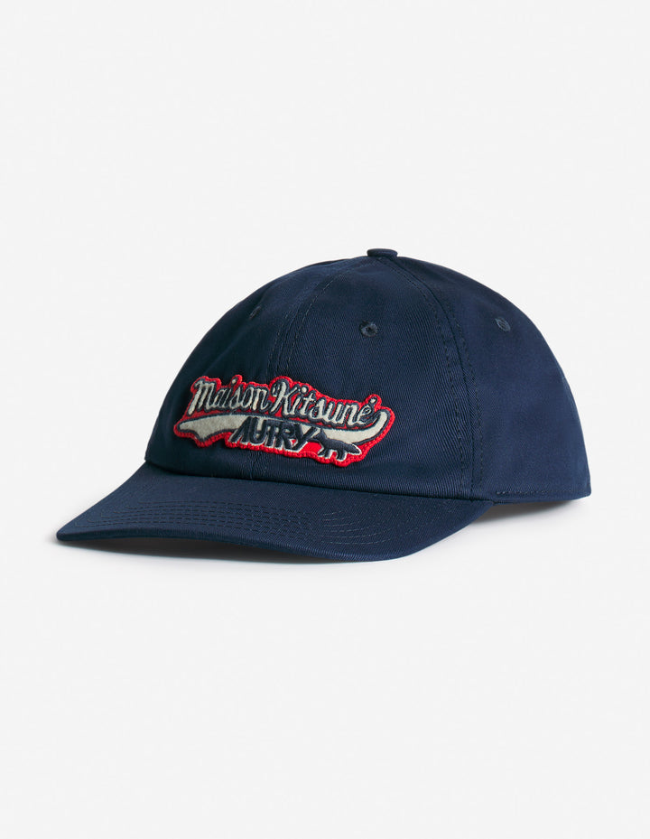 MAISON KITSUNÉ x AUTRY VARSITY CAP FRENCH NAVY