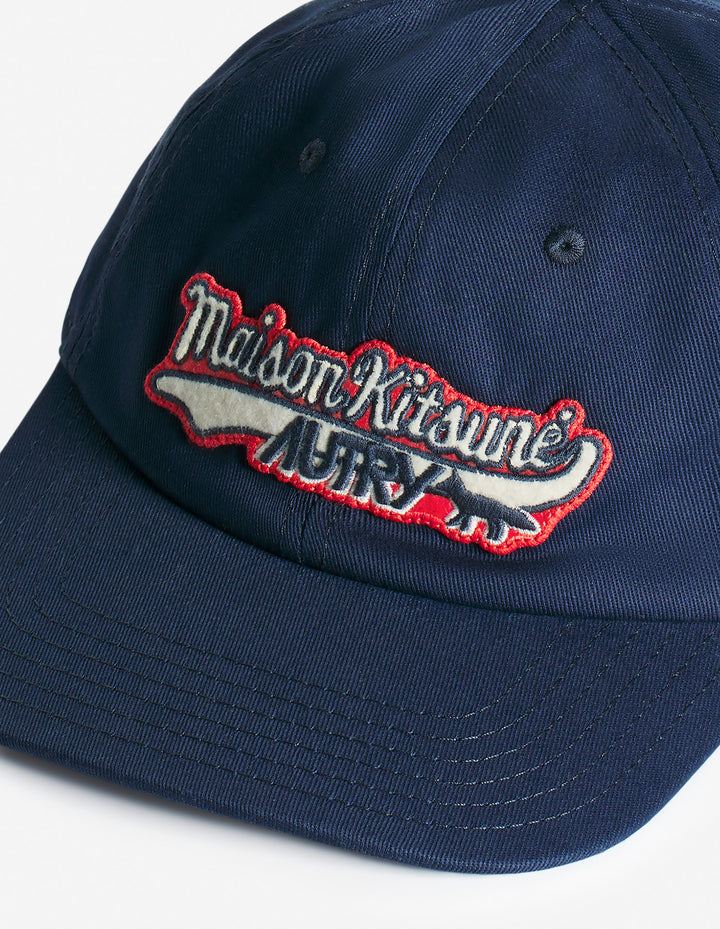 MAISON KITSUNÉ x AUTRY VARSITY CAP FRENCH NAVY