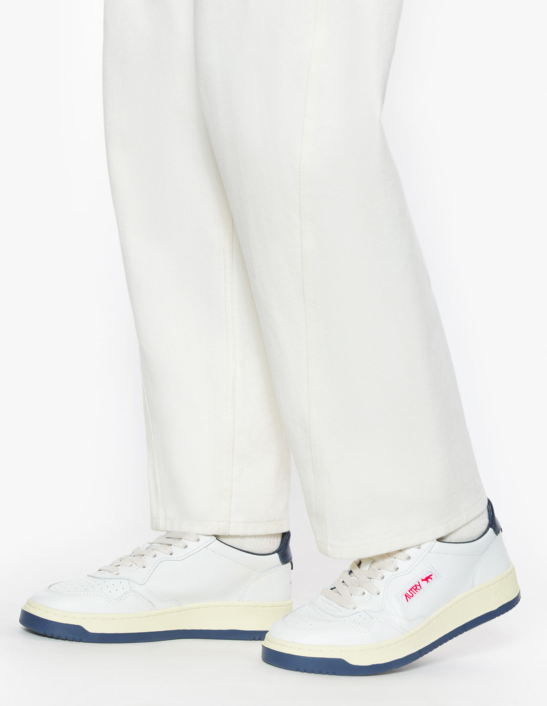 MAISON KITSUNÉ x AUTRY MEDALIST SNEAKERS WHITE/FRENCH NAVY