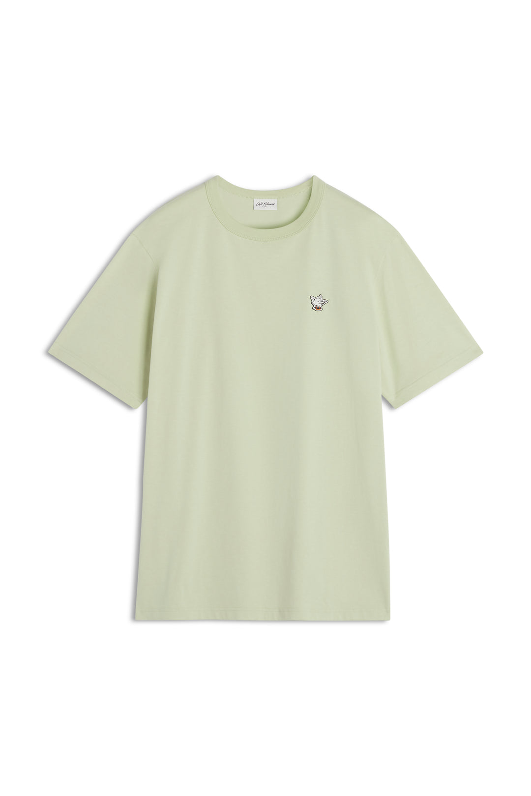 BARISTA FOX PATCH RELAX TEE-SHIRT BASIL