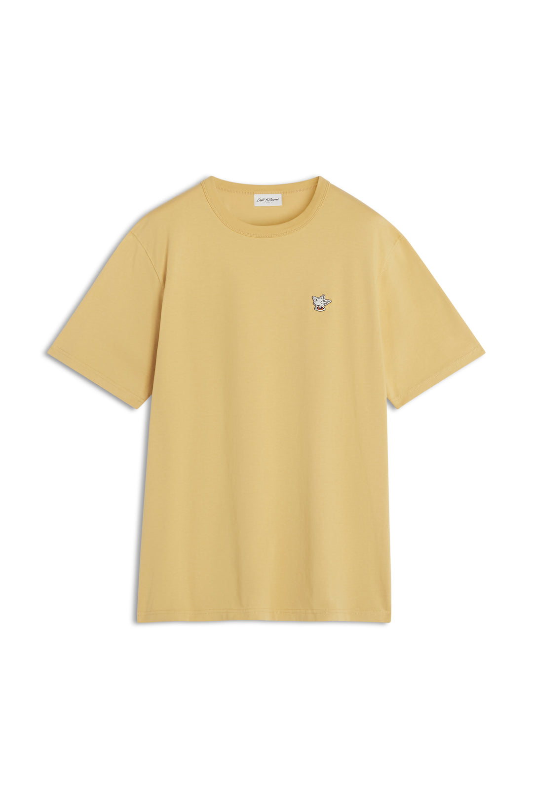 BARISTA FOX PATCH RELAX TEE-SHIRT SESAME
