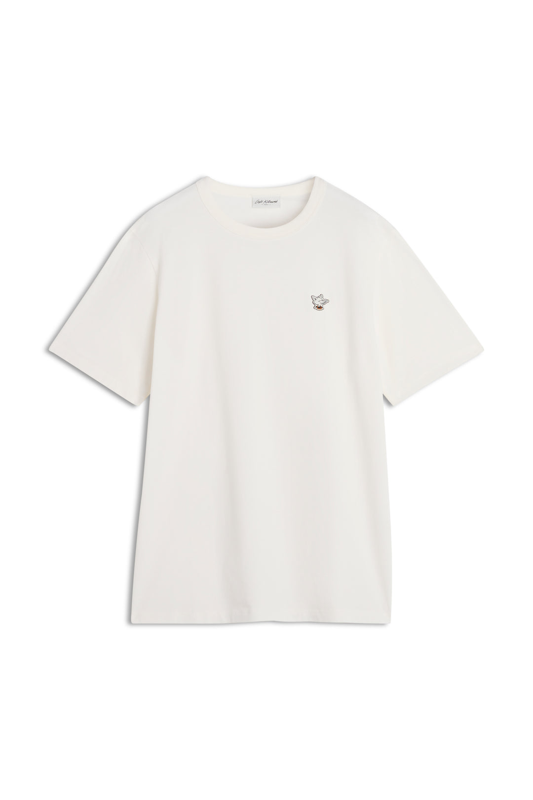 BARISTA FOX PATCH RELAX TEE-SHIRT TAPIOCA