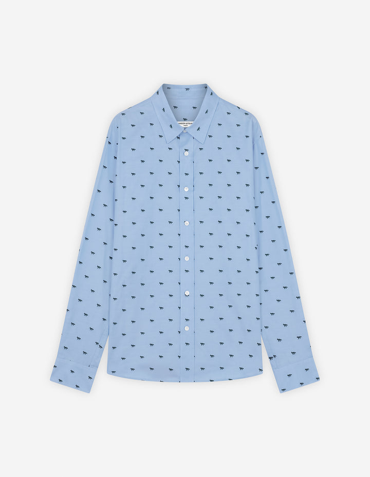 PROFILE FOX CASUAL SHIRT LIGHT BLUE/GREEN