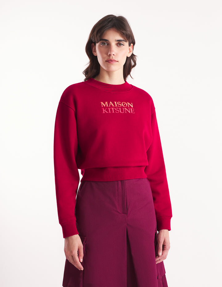 GRADIENT MAISON KITSUNE BOXY SWEATSHIRT