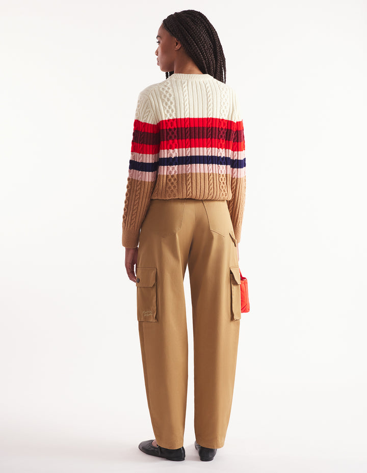 STRIPED CABLE JUMPER