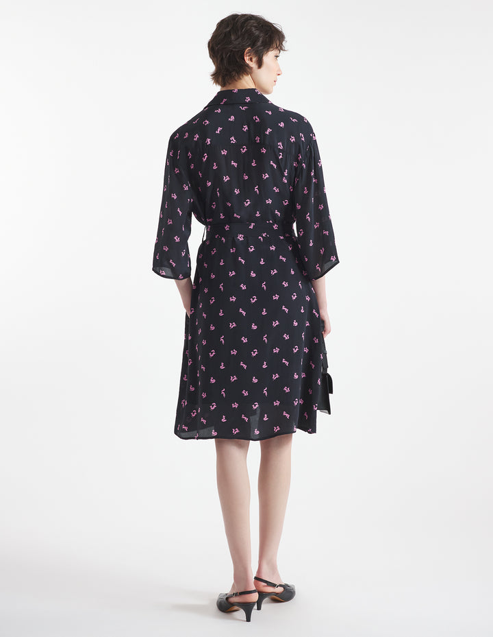 DOUBLE POCKET DRESS BLACK