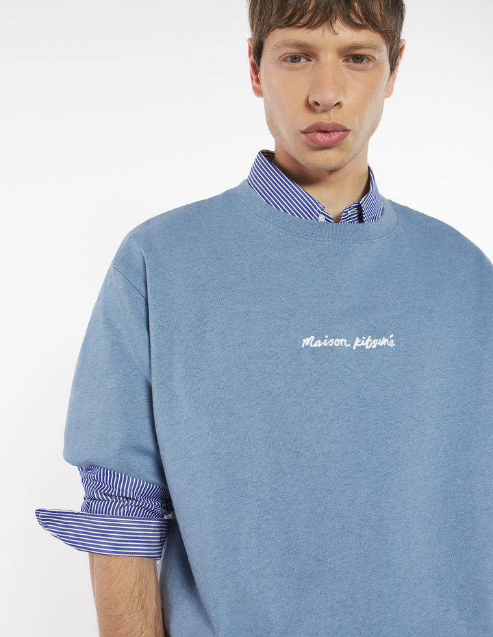 MAISON KITSUNÉ LINE HANDWRITING OVERSIZE TEE-SHIRT