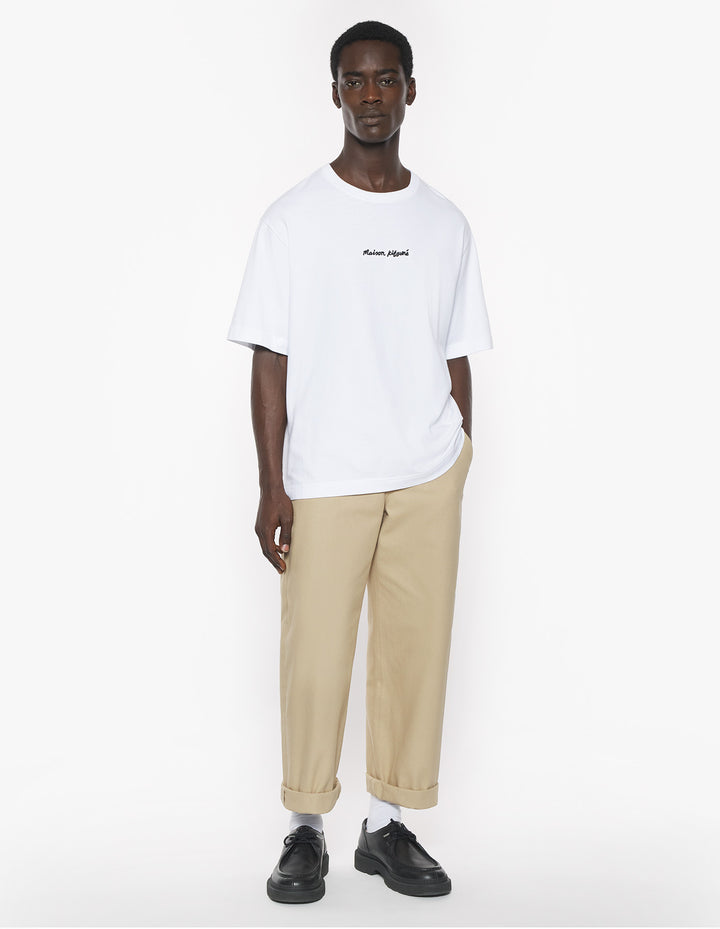 MAISON KITSUNE EMBROIDERY OVERSIZE TEE-SHIRT