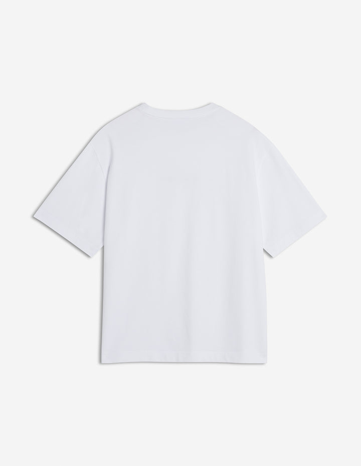 MAISON KITSUNE EMBROIDERY OVERSIZE TEE-SHIRT