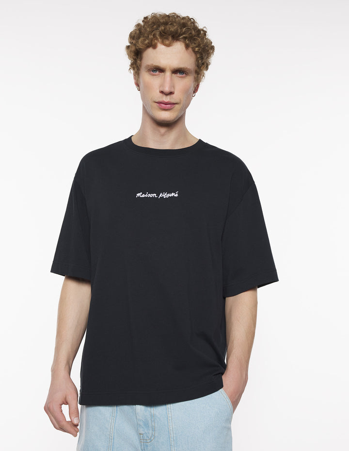MAISON KITSUNE EMBROIDERY OVERSIZE TEE-SHIRT