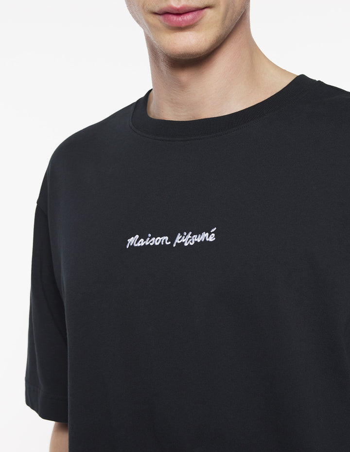 MAISON KITSUNE EMBROIDERY OVERSIZE TEE-SHIRT