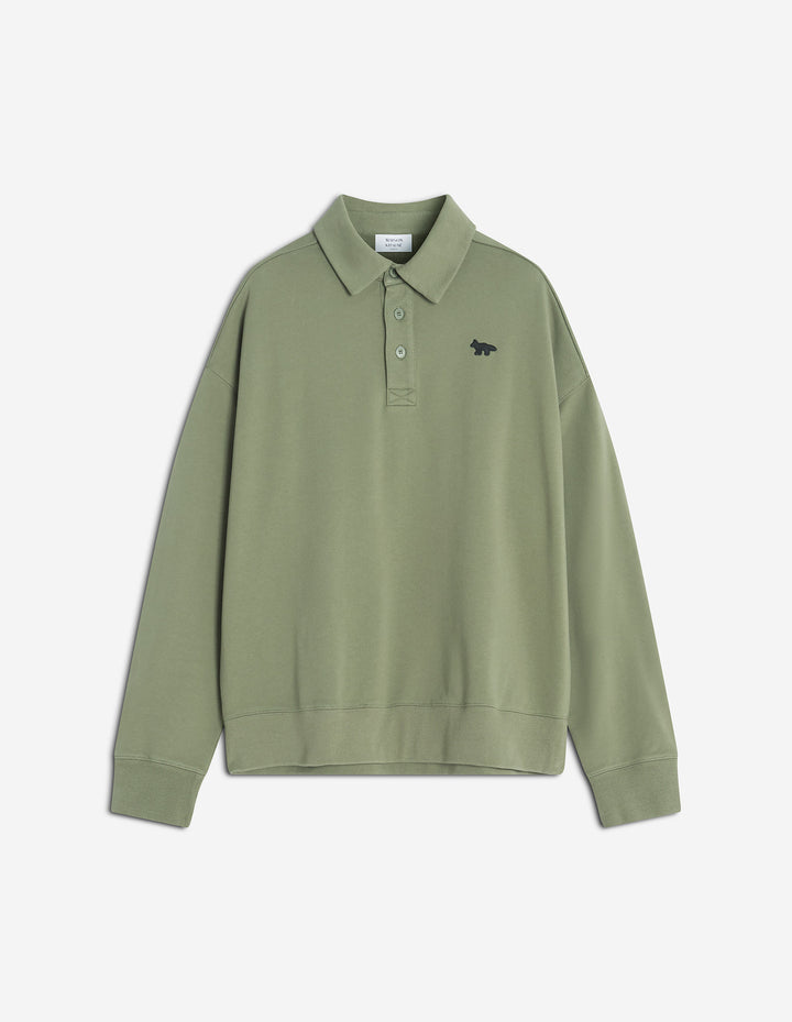 PROFILE FOX OVERSIZE POLO SWEATSHIRT