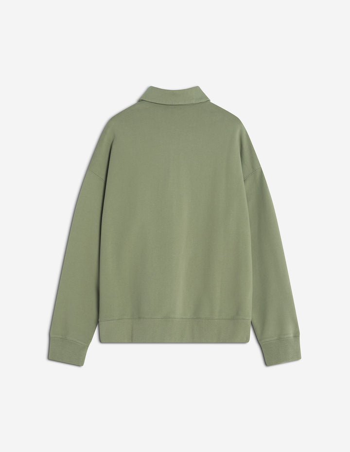 PROFILE FOX OVERSIZE POLO SWEATSHIRT