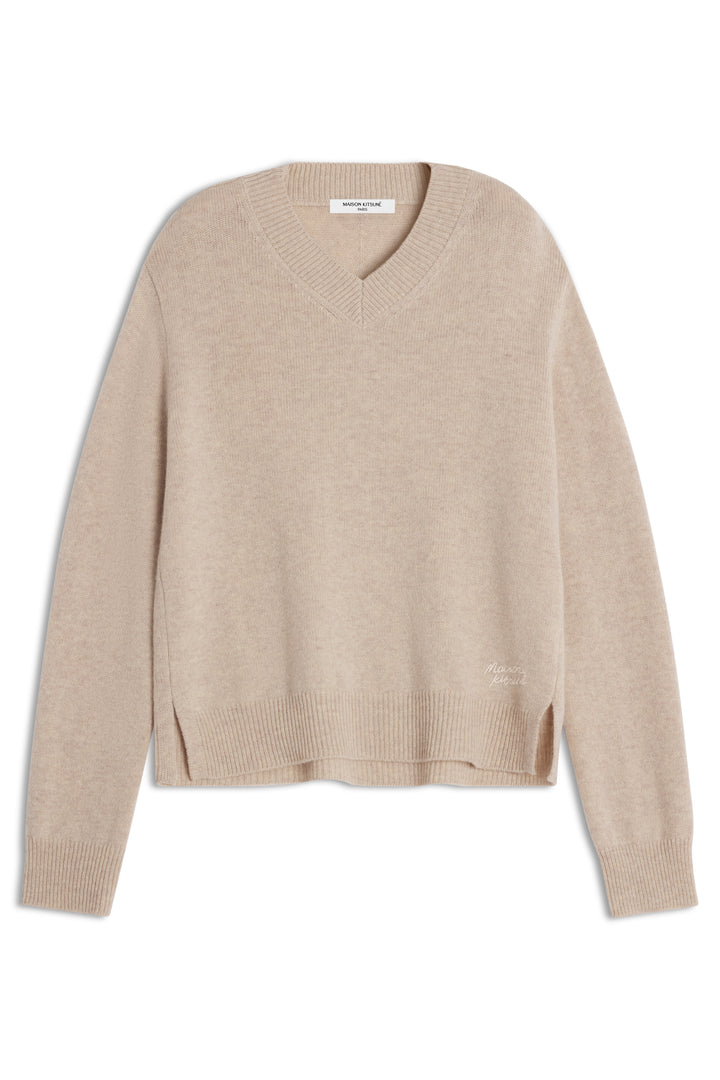 MERINO WOOL COMFORT V-NECK JUMPER