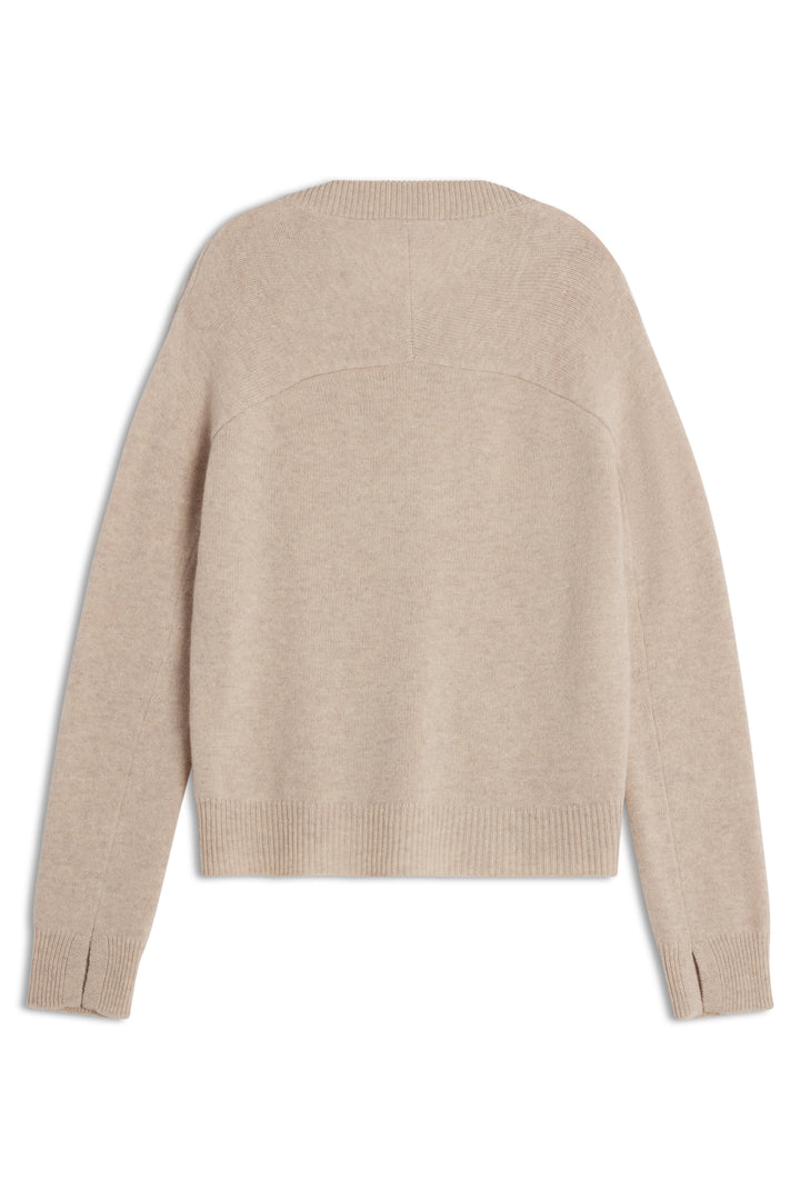 MERINO WOOL COMFORT V-NECK JUMPER