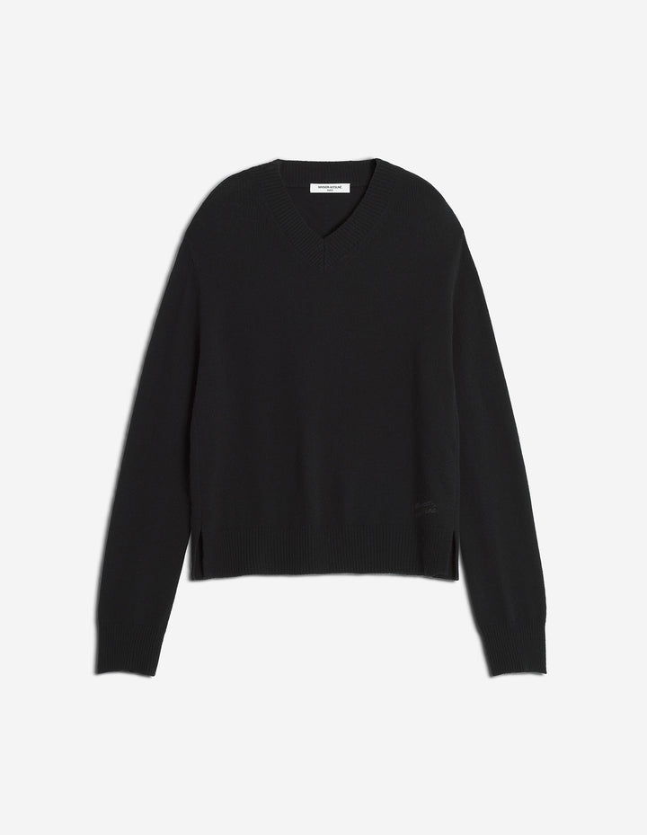 MERINO WOOL COMFORT V-NECK JUMPER