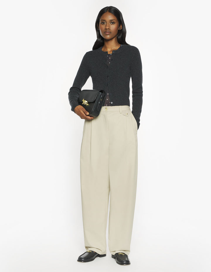 DOUBLE PLEATED PANTS