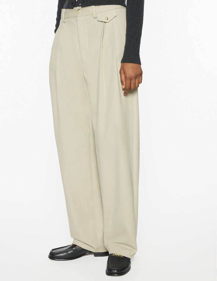 DOUBLE PLEATED PANTS