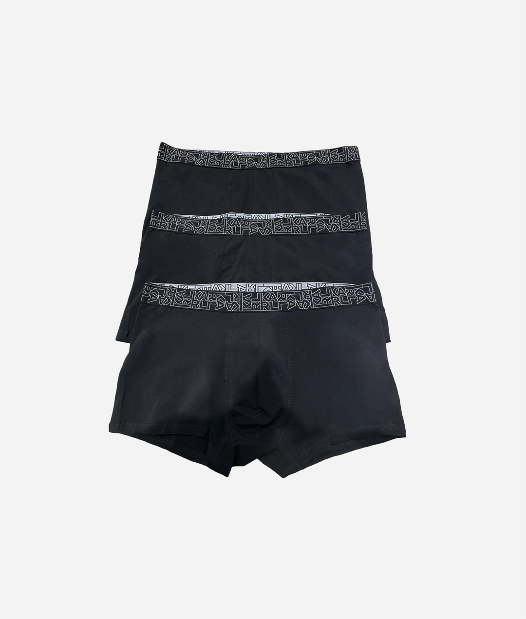KARL BLOCK LOGO TRUNKS 3 PACK