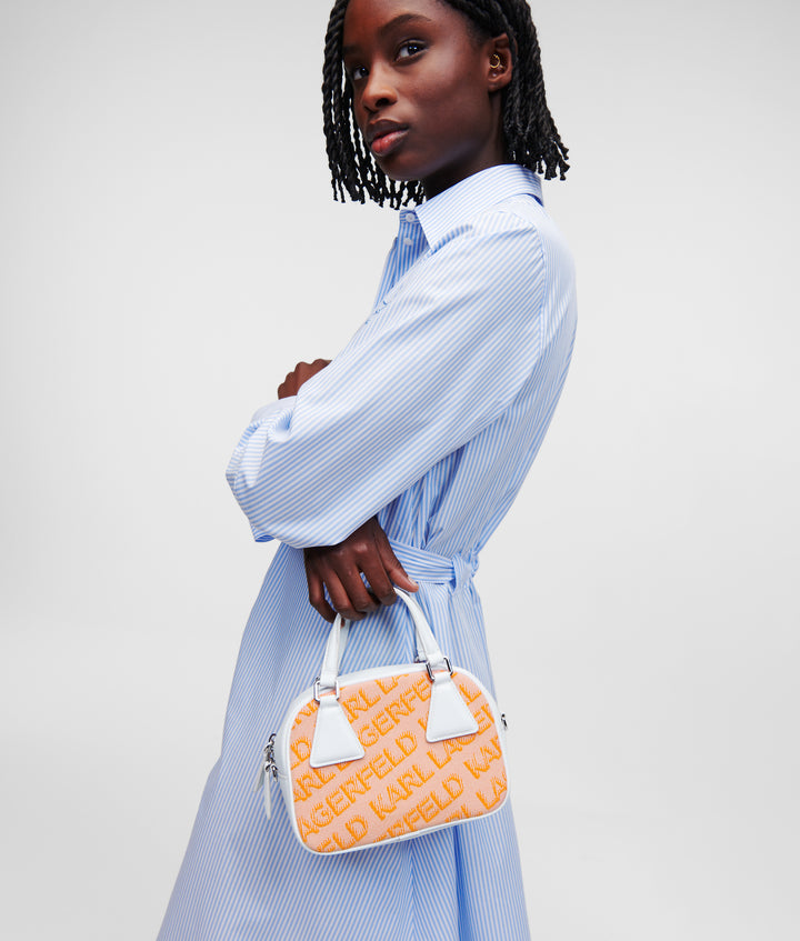 K/ESSENTIAL SMALL JACQUARD BOWLING BAG