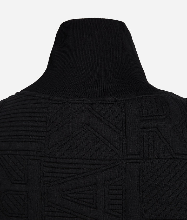 ATHLEISURE QUILTED ZIP UP