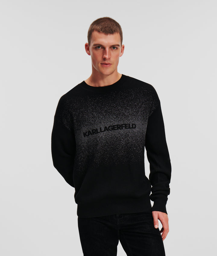 FADED GRADIENT KNIT SWEATER