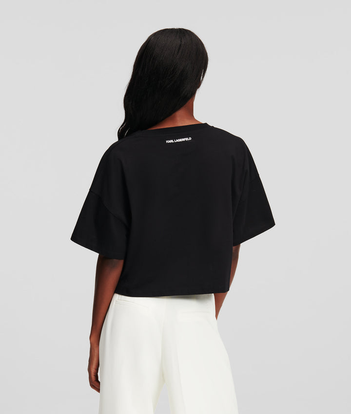 ATHLEISURE CROPPED T-SHIRT
