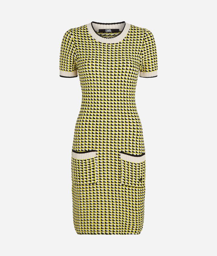BOUCLE KNIT DRESS