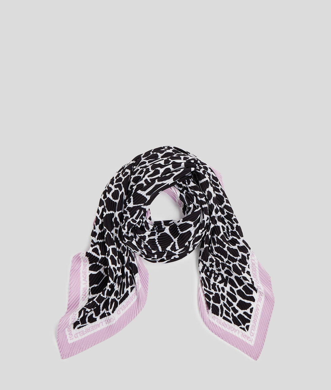 K/GIRAFFE PLEATED SCARF