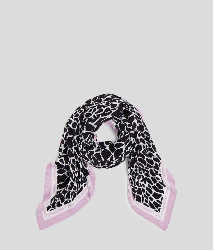 K/GIRAFFE PLEATED SCARF