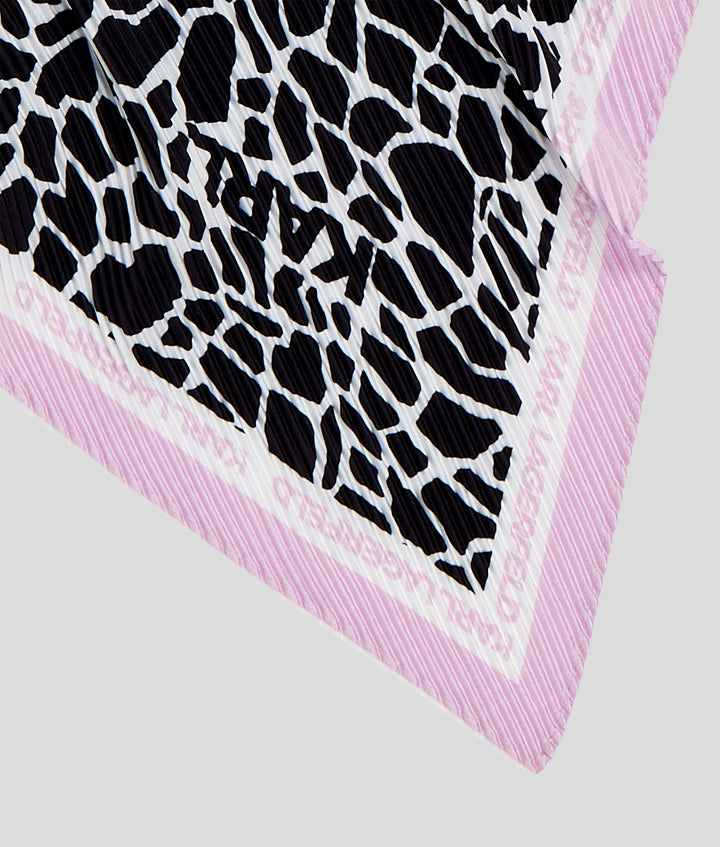 K/GIRAFFE PLEATED SCARF