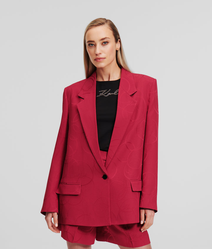 SATIN SUIT BLAZER