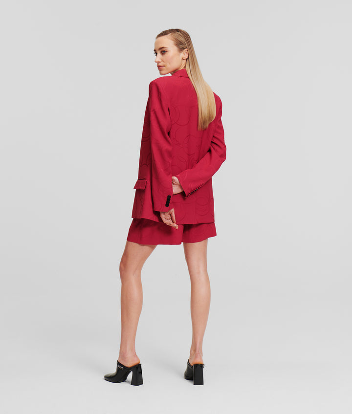 SATIN SUIT BLAZER