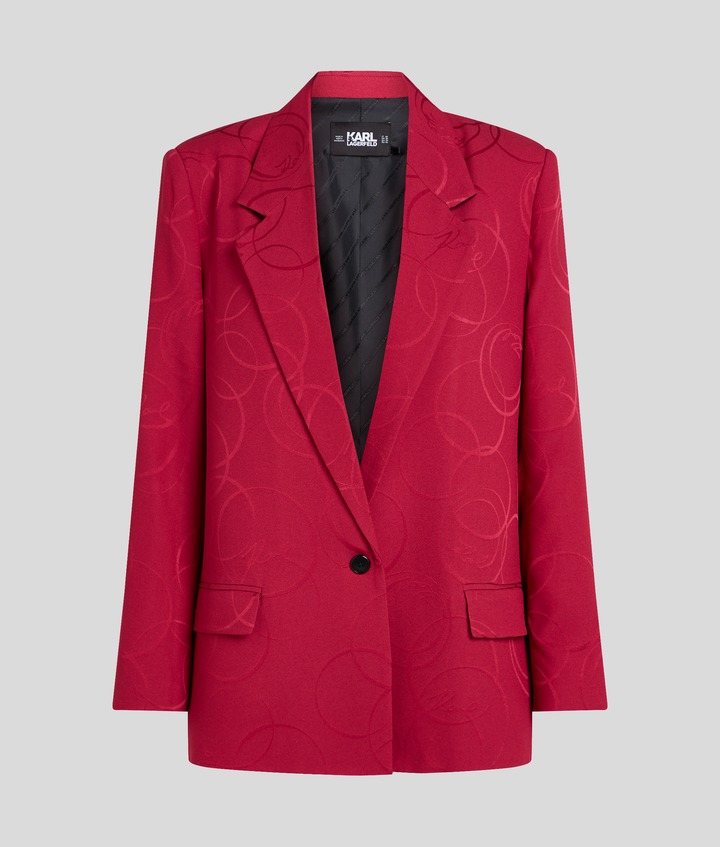 SATIN SUIT BLAZER