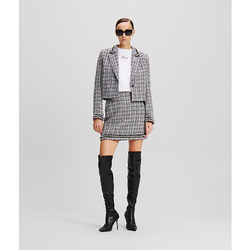 EMBELLISHED BOUCLE JACKET