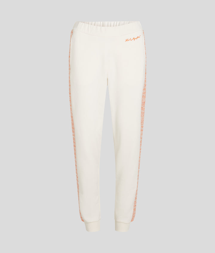 BOUCLE BAND SWEATPANTS