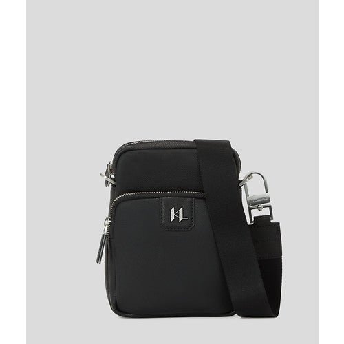 K/MONOGRAM LEATHER CROSSBODY