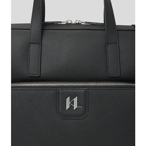 K/MONOGRAM LEATHER BRIEFCASE