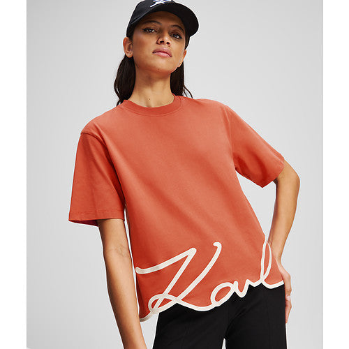 KARL SIGNATURE HEM T-SHIRT