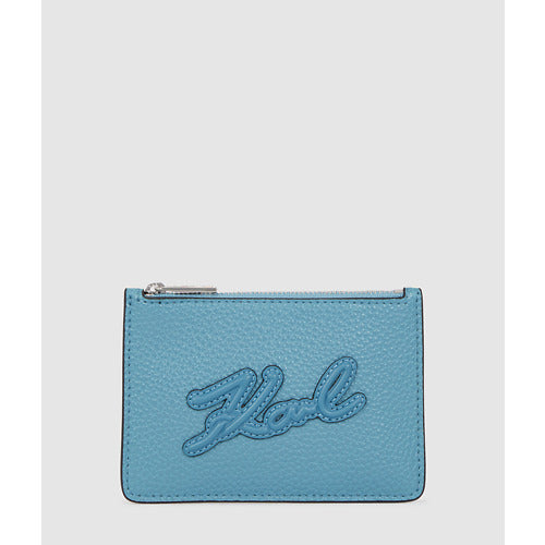 K/SKUARE ZIP CARDHOLDER GRAINY