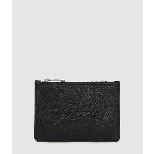 K/SKUARE ZIP CARDHOLDER GRAINY