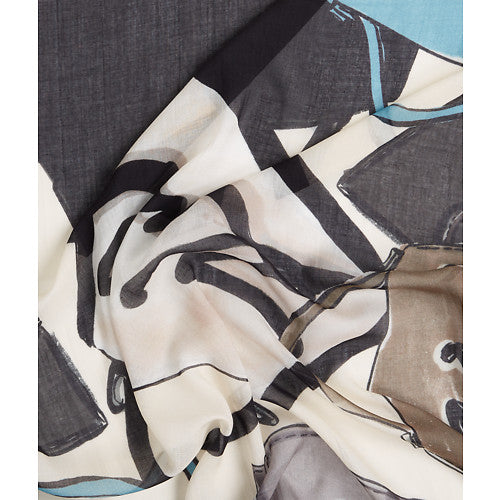 K/SIGNATURE BAGS SCARF