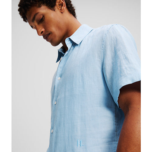 SSLV KL EMBROIDERY LINEN SHIRT